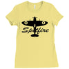 spitfire plane Ladies Fitted T-Shirt