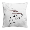 I'm A Goner (f104) Throw Pillow