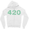 marijuana 420 Zipper Hoodie