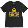 crazy about esperanto V-Neck Tee
