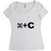c Women's Triblend Scoop T-shirt