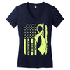 lyme disease awareness Women's V-Neck T-Shirt