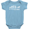 evolution of scuba divingfunny swim retro sea cool boat party Baby Bodysuit