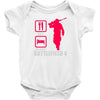 eat sleep battlefield Baby Bodysuit