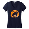 happy halloween Women's V-Neck T-Shirt