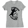 cat versus cucumber Ladies Fitted T-Shirt