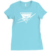 tanten ju 53 junkers luftwaffe aricraft flieger oldschool kult Ladies Fitted T-Shirt