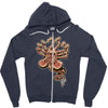in space no one can hear you scream Zipper Hoodie