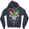 redesignsideas for the flag of wakanda Zipper Hoodie
