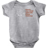couple biker Baby Bodysuit