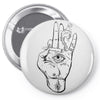 hand Pin-back button