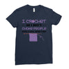 i crochet so i don't choke people save a life, send yarn Ladies Fitted T-Shirt