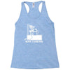 man tasking Racerback Tank