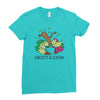 groot of the loom Ladies Fitted T-Shirt