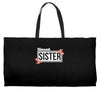 blessed sister with flower white color Weekender Totes
