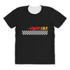Fire White All Over Women's T-shirt