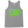 mens fbi print casual slim Tank Top