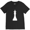 Chess King and Pawn V-Neck Tee
