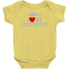 i' love my helicopter pilot Baby Bodysuit