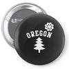 oregon Pin-back button