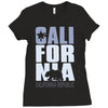 california republic Ladies Fitted T-Shirt