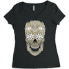 skull plants Women's Triblend Scoop T-shirt
