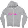 jake paul signature pink Zipper Hoodie