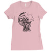 robot girl machine Ladies Fitted T-Shirt