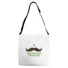 mustache pinch Adjustable Strap Totes