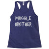 muggle brother Racerback Tank