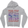 my mom is in heaven forever Zipper Hoodie