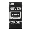 retro and vintage cassette humor iPhone 7 Case