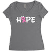 hope minnie mouse Women's Triblend Scoop T-shirt