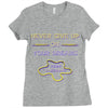 never give up on dreams Ladies Fitted T-Shirt