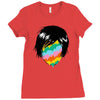 lovely face Ladies Fitted T-Shirt