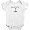 first mate Baby Onesie