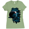 pirate (space)ship Ladies Fitted T-Shirt