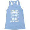 This Guy Is Taken By A Super Sexy April Girlfriend Racerback Tank