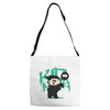 mo hawk ninja Adjustable Strap Totes