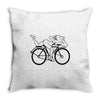 Albert Hofmann LSD Funny Retro Bicycle Day Throw Pillow