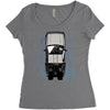 delorean 2 Women's Triblend Scoop T-shirt