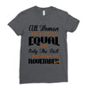 all women are created equal but only the best are born in november Ladies Fitted T-Shirt