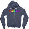 unicorns,i want to believe,fantasy,mythical,unicorns Zipper Hoodie