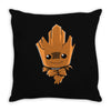 we are groot!! Throw Pillow
