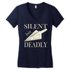 silent but deadly blow Women's V-Neck T-Shirt