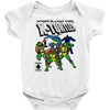 x turtles, mutants in a half shell Baby Bodysuit