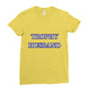 trophy husband Ladies Fitted T-Shirt