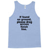 if found on ground please Tank Top