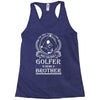 Golfer Brother Racerback Tank