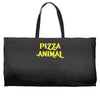 pizza animal funny diet gym gift new Weekender Totes